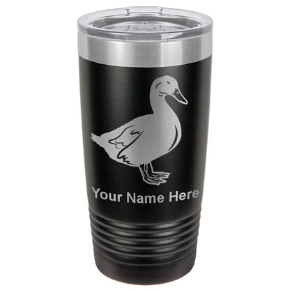 20oz Vacuum Insulated Tumbler Mug, Duck, Personalized Engraving Included