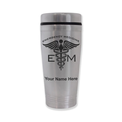 Commuter Travel Mug, Emergency Medicine, Personalized Engraving Included