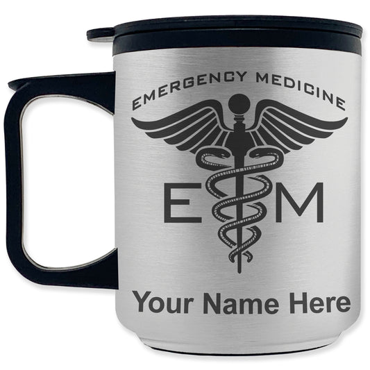 Coffee Travel Mug, Emergency Medicine, Personalized Engraving Included