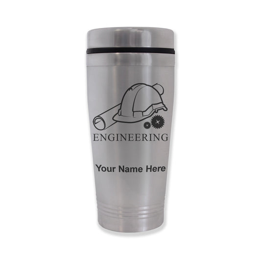 Commuter Travel Mug, Engineering, Personalized Engraving Included