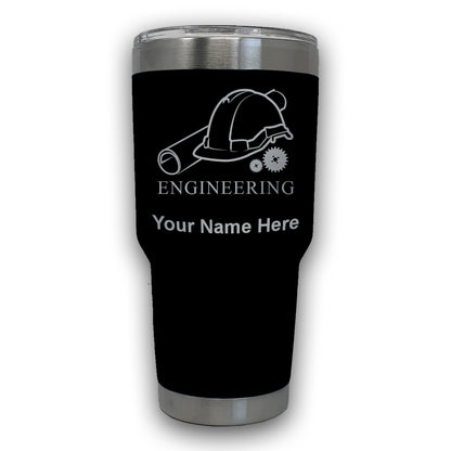 LaserGram 30oz Tumbler Mug, Engineering, Personalized Engraving Included