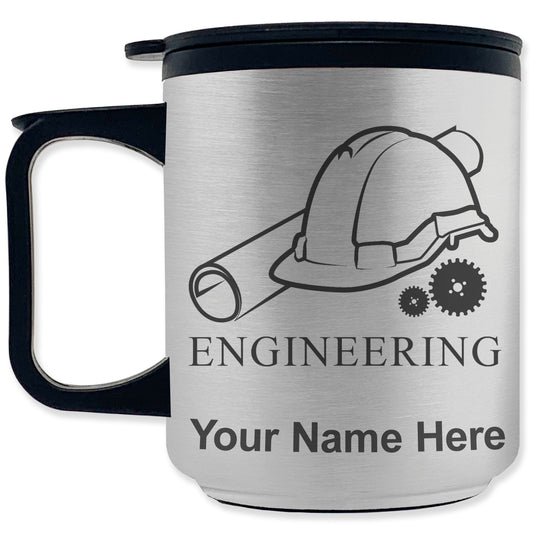 Coffee Travel Mug, Engineering, Personalized Engraving Included