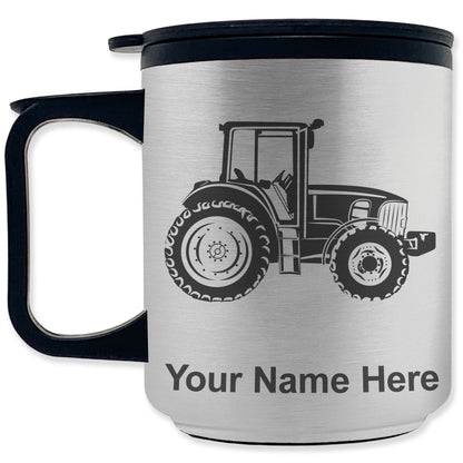 Coffee Travel Mug, Farm Tractor, Personalized Engraving Included