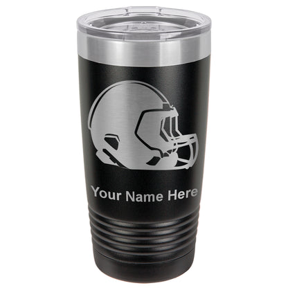 20oz Vacuum Insulated Tumbler Mug, Football Helmet, Personalized Engraving Included