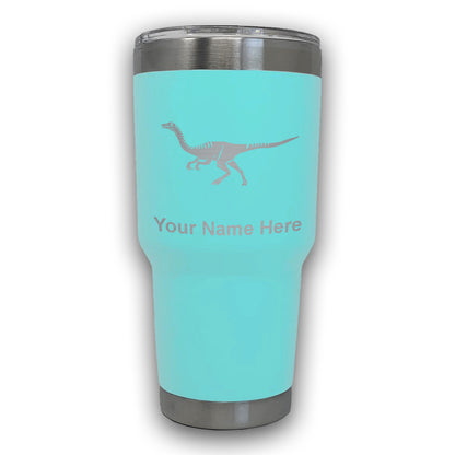 LaserGram 30oz Tumbler Mug, Gallimimus Dinosaur, Personalized Engraving Included