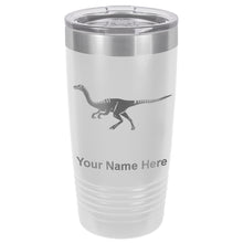 Load image into Gallery viewer, 20oz Vacuum Insulated Tumbler Mug, Gallimimus Dinosaur, Personalized Engraving Included
