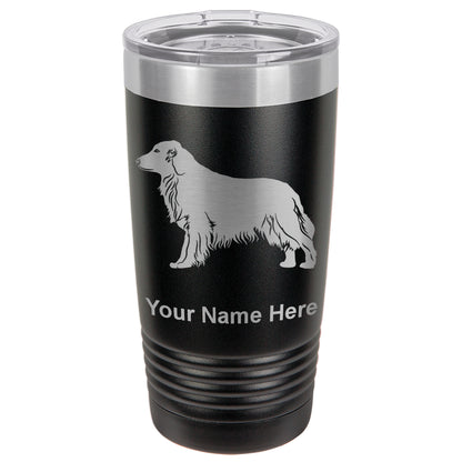 20oz Vacuum Insulated Tumbler Mug, Golden Retriever Dog, Personalized Engraving Included