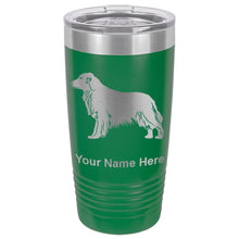 Load image into Gallery viewer, 20oz Vacuum Insulated Tumbler Mug, Golden Retriever Dog, Personalized Engraving Included
