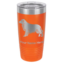 Load image into Gallery viewer, 20oz Vacuum Insulated Tumbler Mug, Golden Retriever Dog, Personalized Engraving Included
