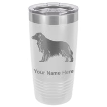 Load image into Gallery viewer, 20oz Vacuum Insulated Tumbler Mug, Golden Retriever Dog, Personalized Engraving Included
