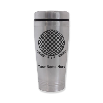 Commuter Travel Mug, Golf Ball, Personalized Engraving Included