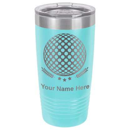 20oz Vacuum Insulated Tumbler Mug, Golf Ball, Personalized Engraving Included