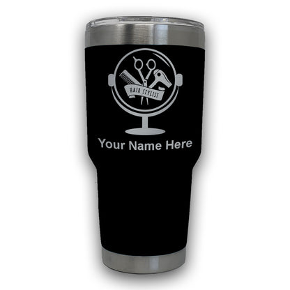LaserGram 30oz Tumbler Mug, Hair Stylist, Personalized Engraving Included