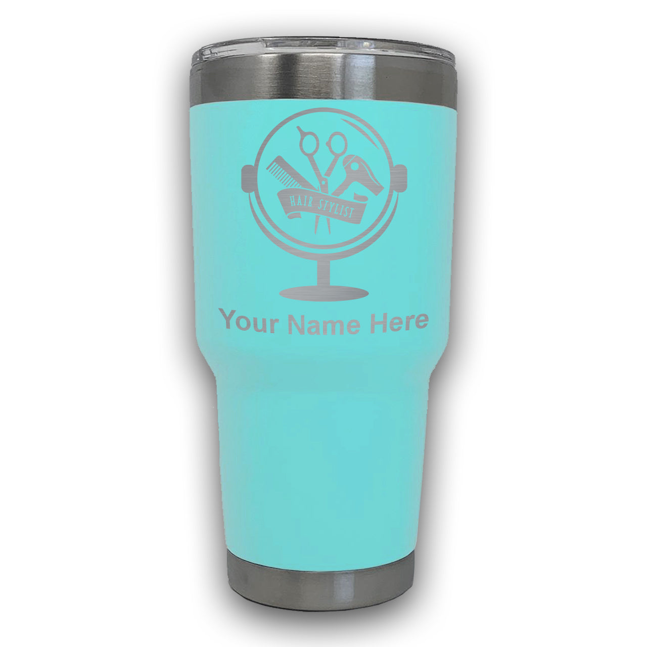LaserGram 30oz Tumbler Mug, Hair Stylist, Personalized Engraving Included