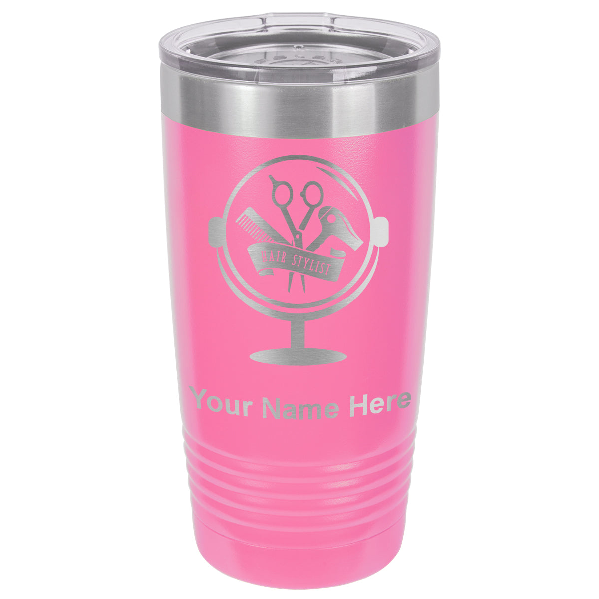 20oz Vacuum Insulated Tumbler Mug, Hair Stylist, Personalized Engraving Included