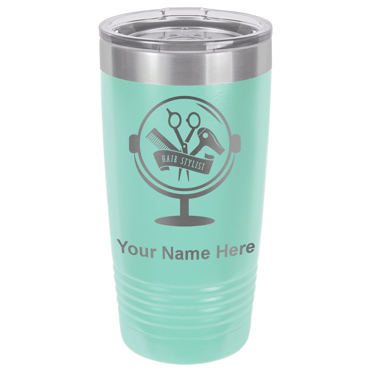 20oz Vacuum Insulated Tumbler Mug, Hair Stylist, Personalized Engraving Included