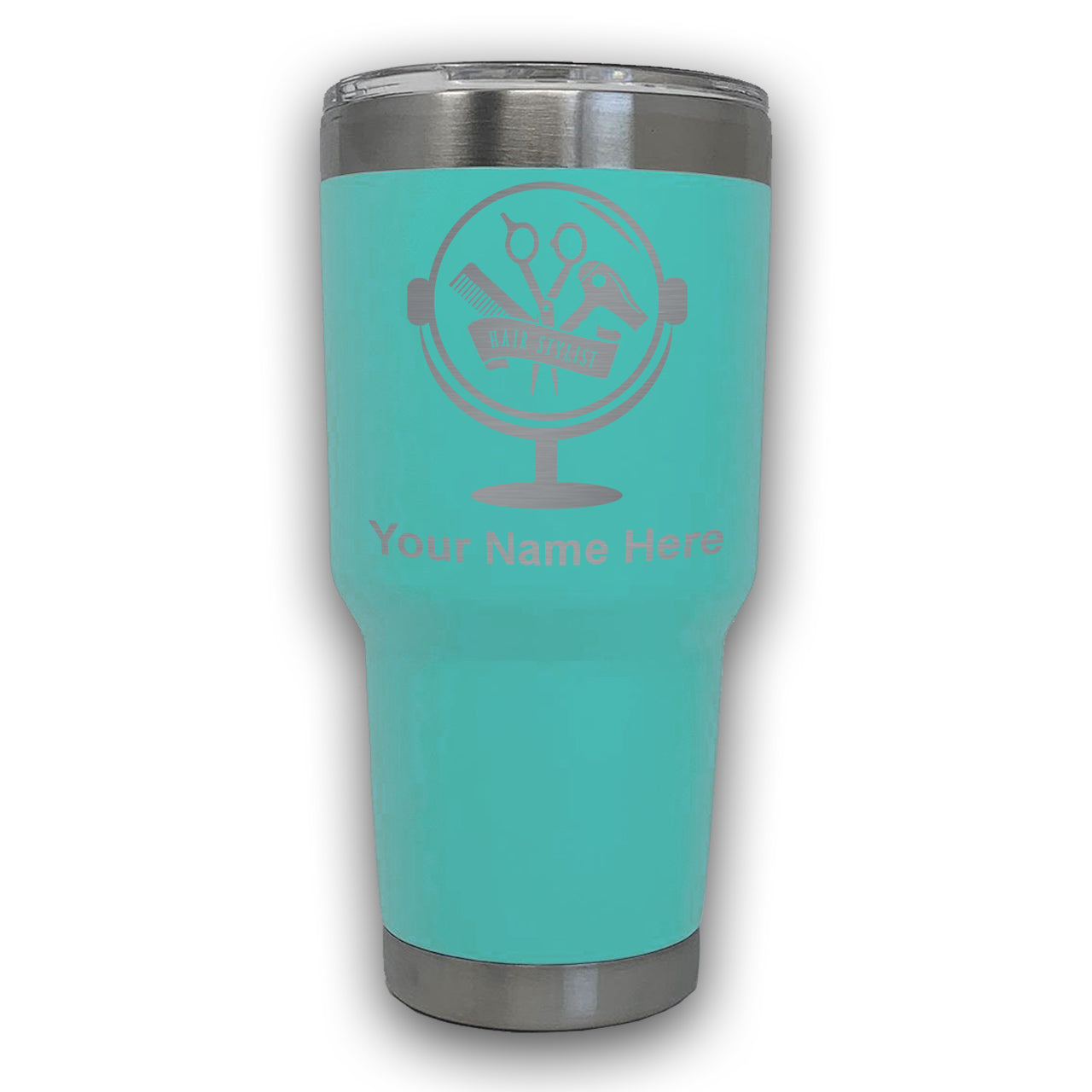 LaserGram 30oz Tumbler Mug, Hair Stylist, Personalized Engraving Included