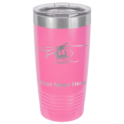 20oz Vacuum Insulated Tumbler Mug, Helicopter 1, Personalized Engraving Included