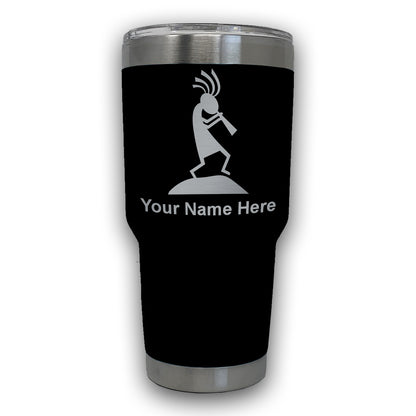 LaserGram 30oz Tumbler Mug, Kokopelli, Personalized Engraving Included