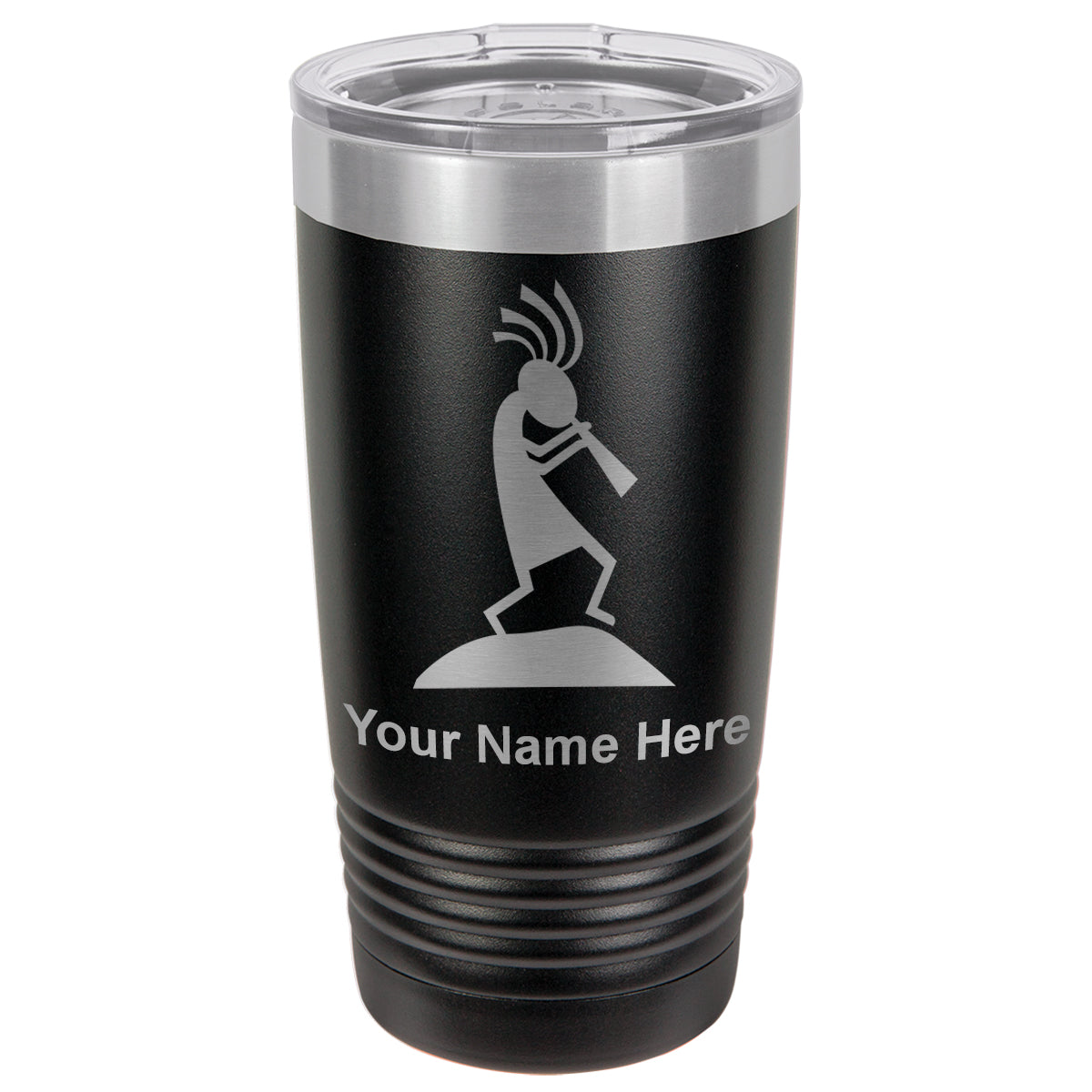 20oz Vacuum Insulated Tumbler Mug, Kokopelli, Personalized Engraving Included