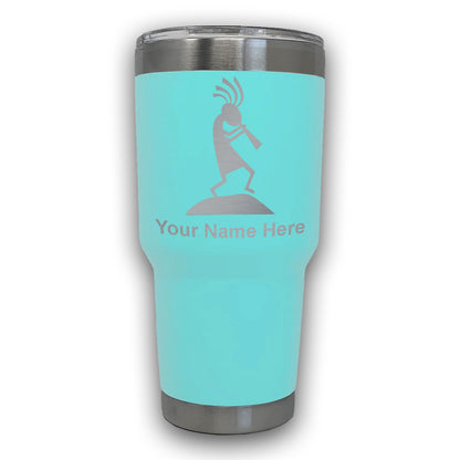 LaserGram 30oz Tumbler Mug, Kokopelli, Personalized Engraving Included