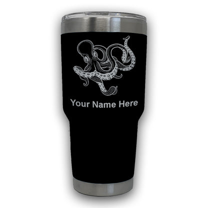 LaserGram 30oz Tumbler Mug, Kraken, Personalized Engraving Included