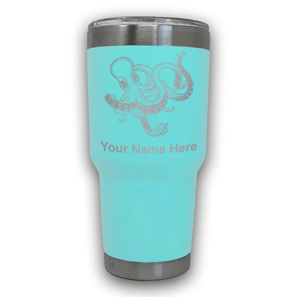 LaserGram 30oz Tumbler Mug, Kraken, Personalized Engraving Included