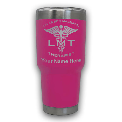 LaserGram 30oz Tumbler Mug, LMT Licensed Massage Therapist, Personalized Engraving Included