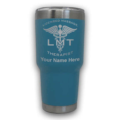 LaserGram 30oz Tumbler Mug, LMT Licensed Massage Therapist, Personalized Engraving Included