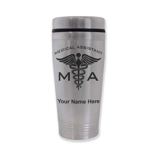 Commuter Travel Mug, MA Medical Assistant, Personalized Engraving Included