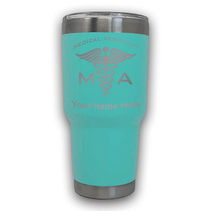 LaserGram 30oz Tumbler Mug, MA Medical Assistant, Personalized Engraving Included