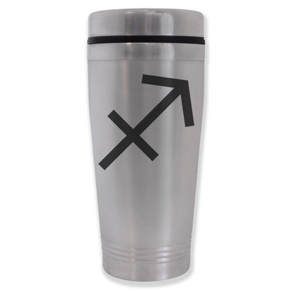 Commuter Travel Mug, Zodiac Sign Sagittarius, Personalized Engraving Included