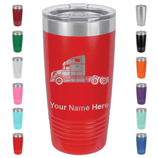 20oz Vacuum Insulated Tumbler Mug, Truck Cab, Personalized Engraving Included