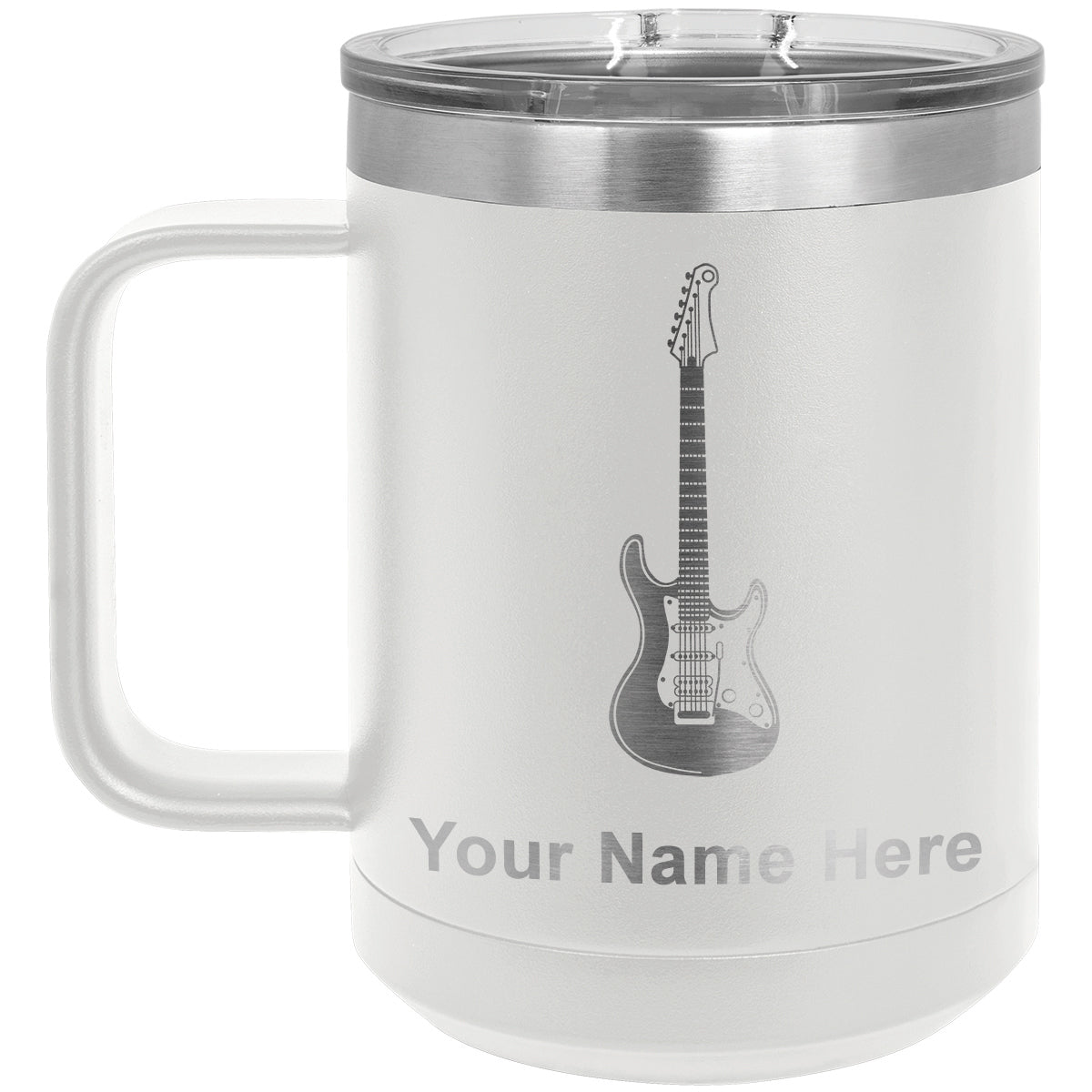 15oz Vacuum Insulated Coffee Mug, Electric Guitar, Personalized Engrav –  LaserGram Custom Engraved Gifts