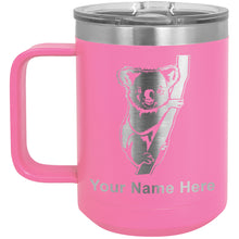 Load image into Gallery viewer, 15oz Vacuum Insulated Coffee Mug, Koala Bear, Personalized Engraving Included
