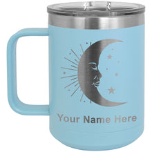 Load image into Gallery viewer, 15oz Vacuum Insulated Coffee Mug, Moon, Personalized Engraving Included
