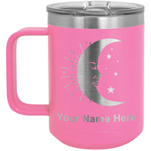 Load image into Gallery viewer, 15oz Vacuum Insulated Coffee Mug, Moon, Personalized Engraving Included
