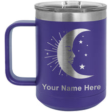 Load image into Gallery viewer, 15oz Vacuum Insulated Coffee Mug, Moon, Personalized Engraving Included
