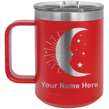 Load image into Gallery viewer, 15oz Vacuum Insulated Coffee Mug, Moon, Personalized Engraving Included
