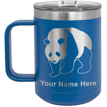 Load image into Gallery viewer, 15oz Vacuum Insulated Coffee Mug, Panda Bear, Personalized Engraving Included
