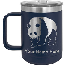 Load image into Gallery viewer, 15oz Vacuum Insulated Coffee Mug, Panda Bear, Personalized Engraving Included

