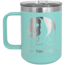 Load image into Gallery viewer, 15oz Vacuum Insulated Coffee Mug, Panda Bear, Personalized Engraving Included
