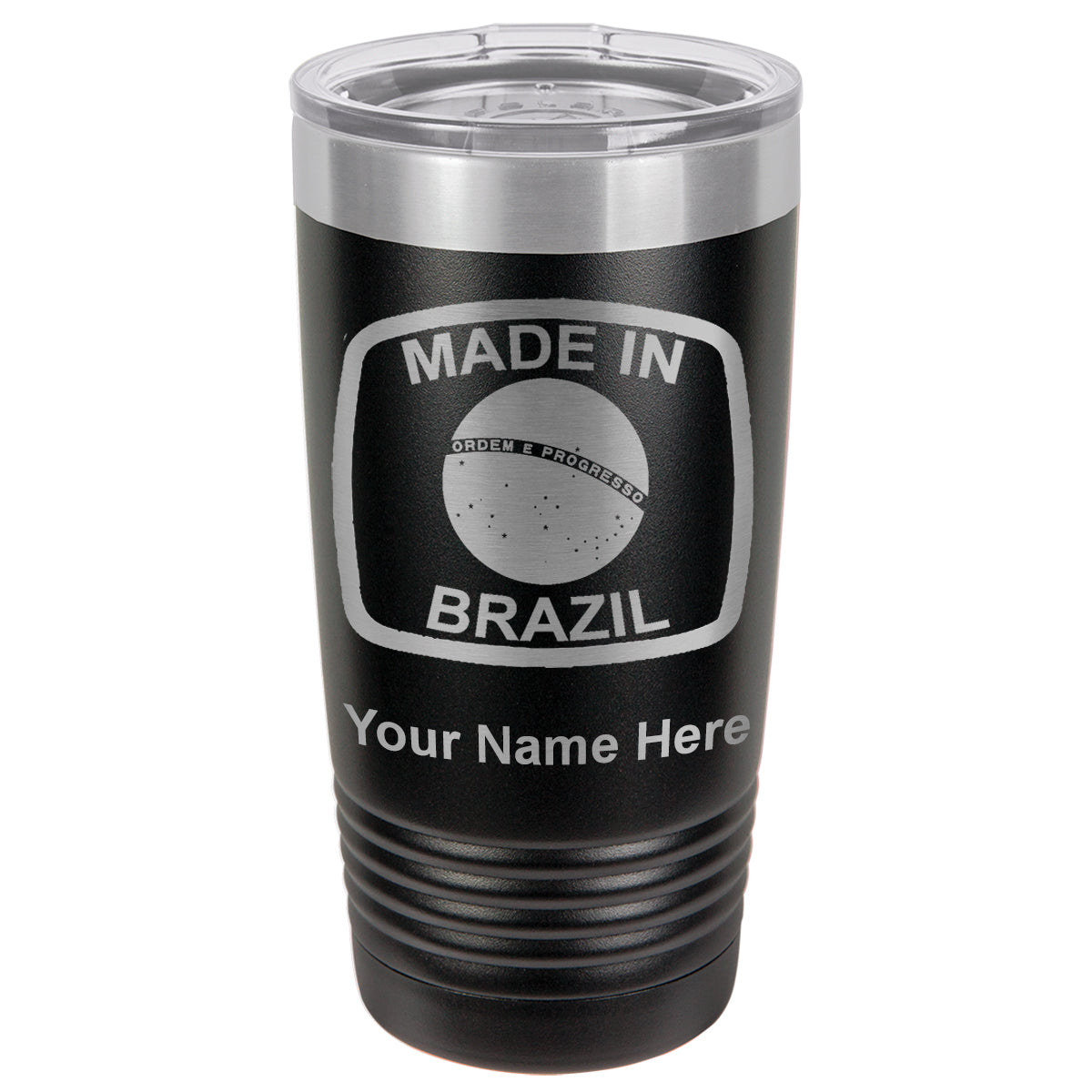 20oz Vacuum Insulated Tumbler Mug, Made in Brazil, Personalized Engraving Included