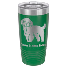 Load image into Gallery viewer, 20oz Vacuum Insulated Tumbler Mug, Maltese Dog, Personalized Engraving Included
