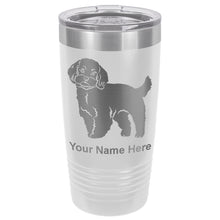 Load image into Gallery viewer, 20oz Vacuum Insulated Tumbler Mug, Maltese Dog, Personalized Engraving Included
