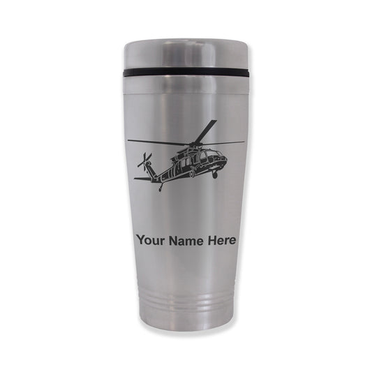 Commuter Travel Mug, Military Helicopter 1, Personalized Engraving Included