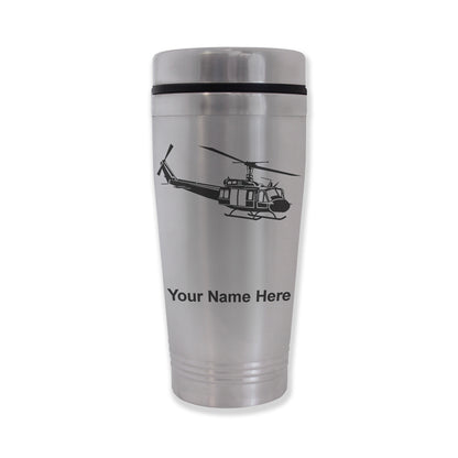 Commuter Travel Mug, Helicopter 2, Personalized Engraving Included