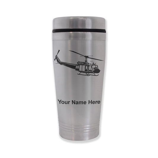 Commuter Travel Mug, Military Helicopter 2, Personalized Engraving Included