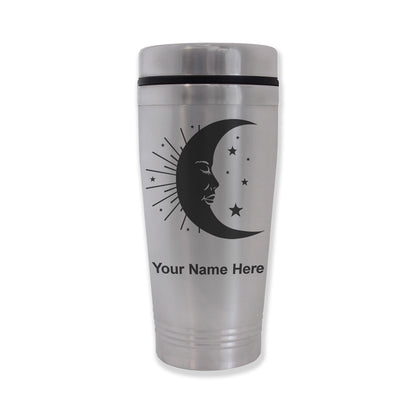 Commuter Travel Mug, Moon, Personalized Engraving Included