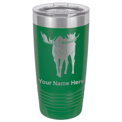 20oz Vacuum Insulated Tumbler Mug, Moose, Personalized Engraving Included